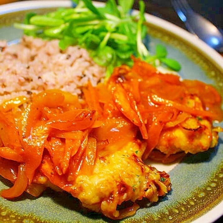 チキンパルメジャン*鶏むね肉